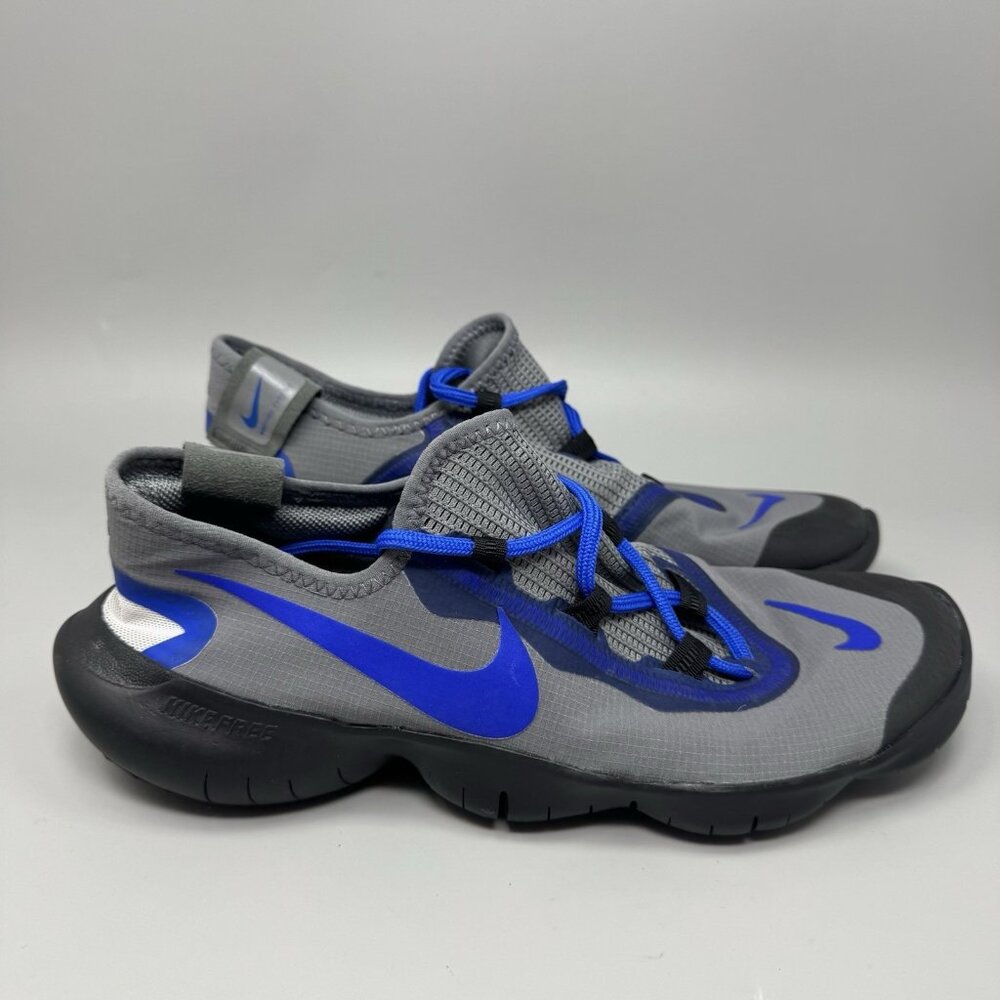 Nike Free RN 5.0 Mens Size 10 Gray Blue Athletic Running Shoes Sneakers